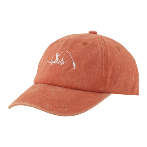 Comfortable Cotton Blend Summer Hat Ideal For Hiking-Orange