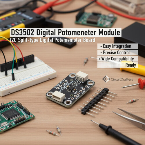 DS3502 Digital Potentiometer Module With 256 Step Resolution And 1
