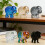 Herrliche Glasstatuetten in Schafform,-Blau 9