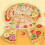 Kids Wooden Kitchen Toy DIY Simulation Multi-layered Pizza Make Games- 2