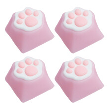 3D-profiel Leuke CatPaw Keycap Mechanische-Lichtroze