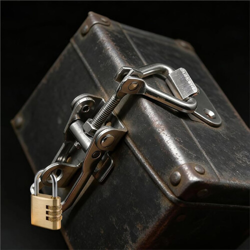 4pcs Adjustable Stainless Steel Toggle Clamp for Cabinets and Trailer 1