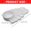 Plastic Paint Palette For Art Projects With Multiple Color 4