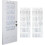 Classroom Headphone Storage Organizer W/ 30 Pockets, Clear Classroom 2