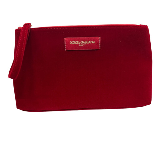 Dolce & Gabbana Dolce & Gabbana Red Velvet Pouch 1