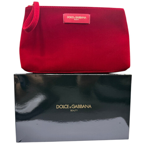 Dolce & Gabbana Dolce & Gabbana Red Velvet Pouch