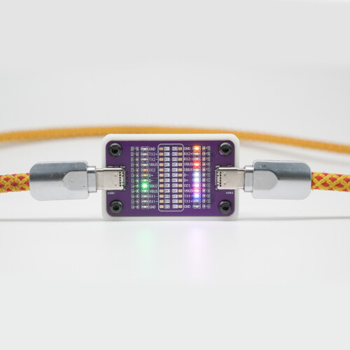 Double Type C Fast Charging Cable Inspection Board For-Black 2