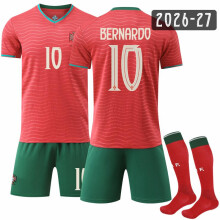 (20) 2627 No. 10 Bernardo Portugal Home Jersey
