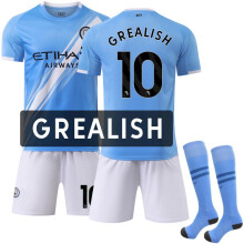 (22) 2526 No. 10 Grealish Manchester City Home Jersey