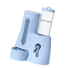 Kleintier-Futterspender, Wasserspender mit automatischem-Blau