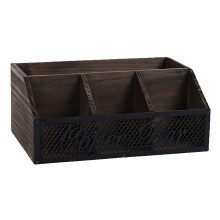 Étagère pour station de café peu encombrante avec motifs-B
