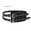Ceinture en cuir de vache avec boucles ardillon, fermeture-Café 2