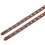 Ceinture en cuir de vache avec boucles ardillon, fermeture-Café 8
