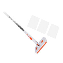 Extendable Household Mop With Fast Release-Mop and 3 cloths