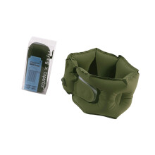 Convenient Inflatable Neck Rest Pillow For Business-Army Green