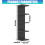 5 Level Wall Mounted Shelf White PVC Floating Display-White 2