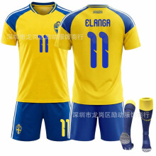 (26) 2526 No. 11 Elanga Sweden Home Jersey