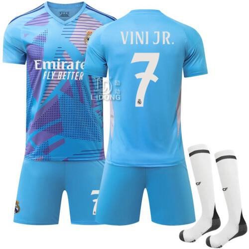 (S) 2425 No. 7 Vini Jr. Real Madrid Soccer Jersey