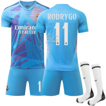 (28) 2425 Rodrygo's No. 11 Real Madrid Soccer Jersey