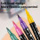 Ensemble de marqueurs acryliques couleurs-36 couleurs 8