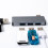 Draagbare 4-poorts USB-hubs Universele-RS3624AL 3
