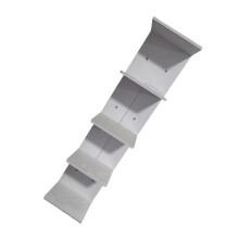 Praktische PVC-wandplank met 5 niveaus, ideaal voor-Wit