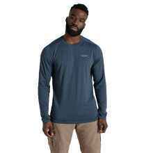 (2XL, Blue Stone) Craghoppers Mens Nosilife Abel Long Sleeve T-Shirt