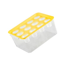 Zichtbare plastic hydrocultuur kweekbak met deksel voor-Geel