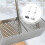 Sand Sifter Rake Handheld Beach Mesh Shovel Ergonomic-Silver 8