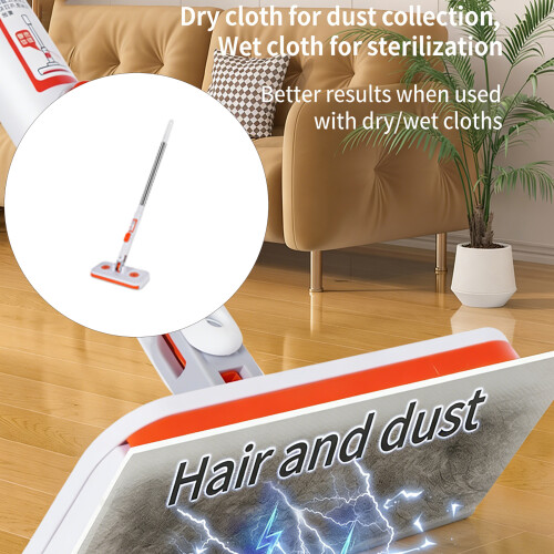 Multipurpose Home Cloth Mop With Stainless-mop and 1 cloth 2
