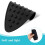 2PCS Small Silicone Ironing Sheet Resting Plate Hot Tool-Black 8