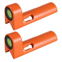 2 Stuks Draagbare Meetinstrumenten, Speciale Horizontale Waterpas voor Torenliniaal, Verstelbare Meetlat.