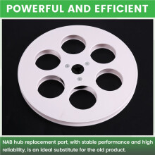 7 Inch Sound Tape Empty Reel for ReVox Studer Recording Takeup Reel with 6 Holes NAB-Hub Opening Machine Part A
