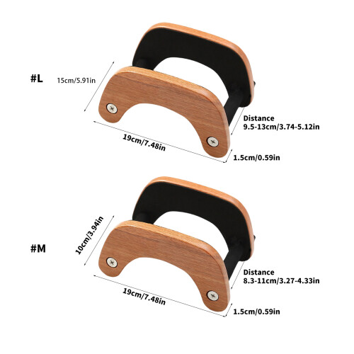 Sturdy Portable Acoustic Guitar Stand String-L Mahoganys 1