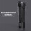 Automatic Electric Protein Shaker Bottle 700ml with LCD Display, Adjustable Speed, Leakproof and Drop Resistant, Black 3