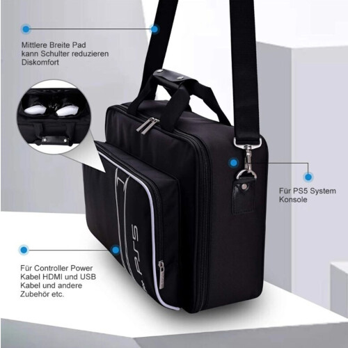 Protective Travel Storage Carry Bag for PS5 Console and Controller, Durable Portable Carrying Case 1