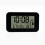 Practical LCD Alarm Clock with Calendar and Convenient-White 11