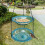 Beautiful Two Layer Hanging Bird Water Dish With smooth-Blue 6
