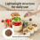 Double Layer Rotating Snacks Tray With Removable-1 M 10