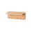 Premium Brass Wall Key Display Including 6 Sturdy Pegs-beech 4