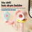Badezimmerzubehör, das Ihre Haarstyling-Ausrüstung-blau rosa 8