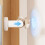Funny Kitten Design Elastic Silicone Door Handle Guard Protects 9