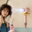 Badezimmerzubehör, das Ihre Haarstyling-Ausrüstung-blau rosa 9