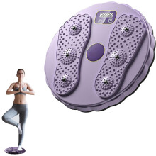 Tavola di equilibrio con disco rotante e contatore, attrezzo per allenamento addominale, dispositivo per l'allenamento fitness.
