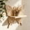 Practical Planter Holder Natural Wood Butterfly Themed Wall 2