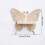 Practical Planter Holder Natural Wood Butterfly Themed Wall 3