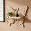 Practical Planter Holder Natural Wood Butterfly Themed Wall 4