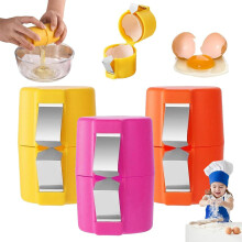 Confezione da 3 apri-gusci per uova, rompe-uova, sbuccia-uova facile, strumento per separare le uova senza sporcare in cucina