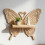 Practical Planter Holder Natural Wood Butterfly Themed Wall 9