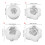 La bougie florale de silicone de forme moule le silicone-5 4